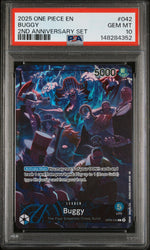 2025 One Piece 2nd Anniversary Set Buggy #042 PSA 10