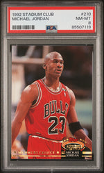 1992 Stadium Club Members Choice Michael Jordan #210 PSA 8