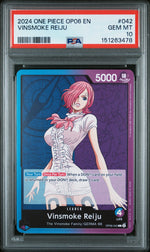 2024 One Piece Wings of the Captain Vinsmoke Reiju #OP06-042 PSA 10