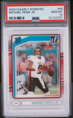 2024 Panini Clearly Donruss Michael Penix Jr. #59 PSA 10