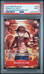 2024 One Piece Treasure Booster Monkey D. Luffy #ST10-006 PSA 9