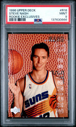 1996 Upper Deck Rookie Exclusives Steve Nash #R18 PSA 9