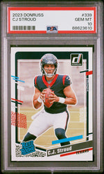 2023 Donruss Rated Rookie CJ Stroud #339 PSA 10