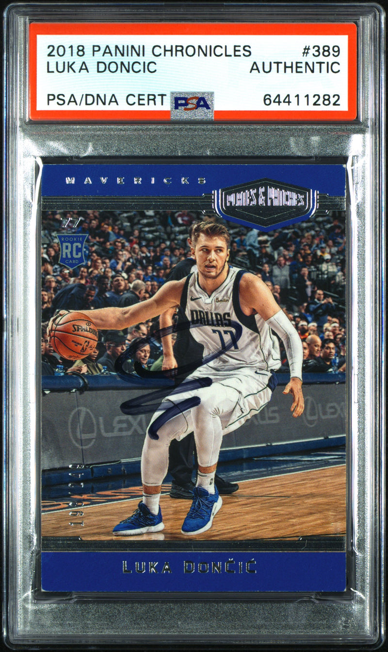 2018 Panini Chronicles Luka Doncic #389 /249 PSA 0