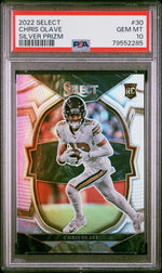 2022 Panini Select Prizm Silver Chris Olave #30 PSA 10