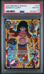 2024 One Piece Premium Booster the Best Monkey D Luffy #OP05119 PSA 8