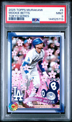 2025 Topps Takashi Murakami + MLB World Tour Tokyo Series Mookie Betts #5 PSA 9