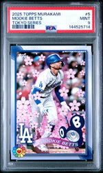 2025 Topps Takashi Murakami + MLB World Tour Tokyo Series Mookie Betts #5 PSA 9