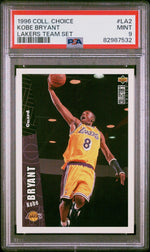 1996 Collector's Choice Los Angeles Lakers Team Set Kobe Bryant #LA2 PSA 9