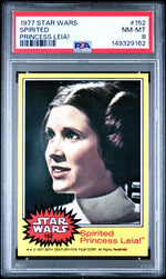 1977 Star Wars Spirited Princess Leia #152 PSA 8