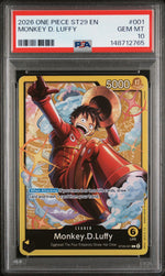2026 One Piece Starter Deck St29 Egghead Monkey D. Luffy #ST29-001 PSA 10