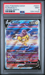 2023 Pokemon Sword and Shield Crown Zenith Raikou V #GG41 PSA 9
