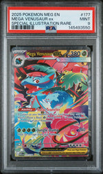 2025 Pokemon Mega Evolution Special Illustration Rare Mega Venusaur Ex #177 PSA 9