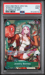 2024 One Piece 500 Years In the Future Alternate Art Jewelry Bonney #OP07026 PSA 9