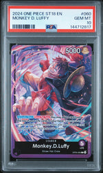 2024 One Piece Starter Deck Monkey D. Luffy #OP05-060 PSA 10