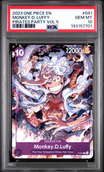2023 One Piece Promo Pirates Party Volume 5 Monkey D. Luffy #P-041 PSA 10