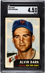 1953 Topps #109 Alvin Dark SGC 4.5
