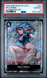 2025 One Piece Legacy of the Master Alternate Art Nico Robin #OP12-087 PSA 10