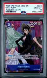 2025 One Piece Anime 25th Collection Alternate Art Nico Robin #EB02-036 PSA 10