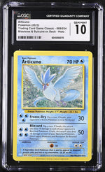 2023 Trading Card Game Classic # Articuno Blastoise & Suicune ex Deck CGC 10
