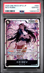 2024 Legacy of the Master (Op12) - Japanese Nico Robin #OP12-087 PSA 10