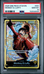 2026 One Piece Starter Deck St29 Egghead Monkey D. Luffy #ST29-001 PSA 10