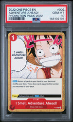 2022 One Piece Promos Promotion Pack 2022 I Smell Adventure Ahead! #2 PSA 10