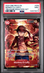 2024 One Piece Treasure Booster Monkey D. Luffy #ST10-006 PSA 9