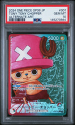 2024 One Piece Two Legends Japanese Alternate Art Tony Tony Chopper #OP08001 PSA 10
