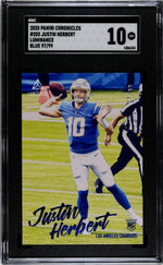 2020 Chronicles #203 Justin Herbert Luminance /99 SGC 10