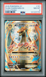 2016 Pokemon XY Evolutions M Charizard Ex #101 PSA 8
