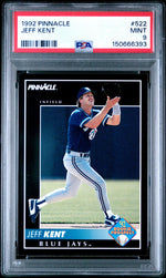 1992 Panini Pinnacle Jeff Kent #522 PSA 9
