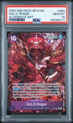 2025 One Piece Op13-Carrying On His Will Alternate Art Gol.D.Roger #064 PSA 10
