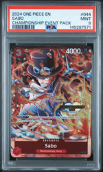 2024 One Piece Championship Event Pack Sabo #44 PSA 9