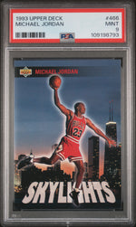 1993 Upper Deck Skylights Michael Jordan #466 PSA 9