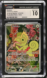 2024 Pokemon #213/191 Kecleon Surging Sparks CGC 10