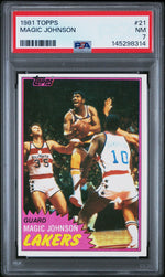 1981 Topps Magic Johnson #21 PSA 7