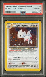 2002 Pokemon Neo Destiny Holo Light Togetic #15 PSA 8