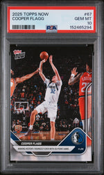 2025 Topps Now Cooper Flagg #67 PSA 10