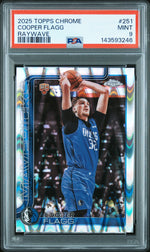 2025 Topps Chrome Raywave Refractor Cooper Flagg #251 PSA 9