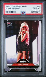 2025 Topps Now WWE Blake Monroe #69 PSA 10