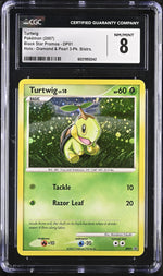 2007 Pokemon #DP01 Turtwig Black Star Promos CGC 8