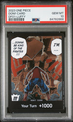 2023 One Piece Goods-Devil Fruits Collection Vol.1 Luffy Don Card PSA 10