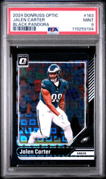2024 Donruss Optic Black Pandora Jalen Carter #163 /25 PSA 9