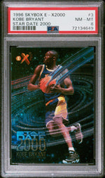 1996 Skybox E-X2000 Star Date 2000 Kobe Bryant #3 PSA 8