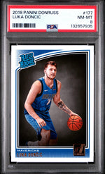 2018 Panini Donruss Rated Rookie Luka Doncic #177 PSA 8
