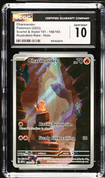2023 Pokemon #168/165 Charmander Scarlet & Violet 151 CGC 10