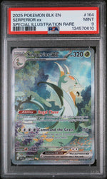 2025 Pokemon Scarlet and Violet Black Bolt Special Illustration Rare Serperior Ex #164 PSA 9