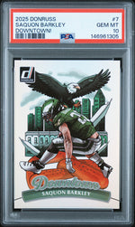 2025 Donruss Downtown Saquon Barkley #7 PSA 10
