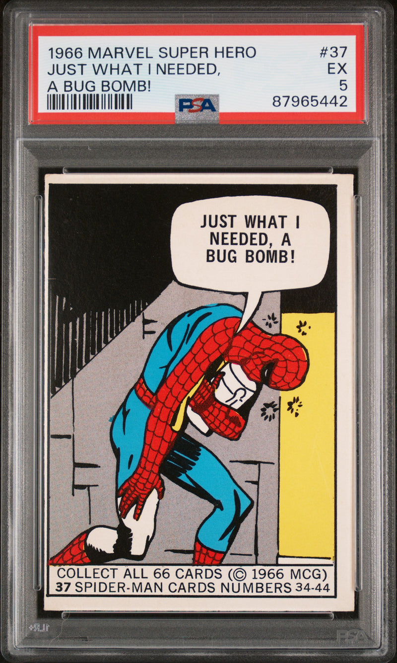 1966 Marvel Super Hero Spider-Man #37 PSA 5
